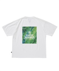STOCK LOGO US COTTON S/S T-SHIRT PAINTER BY NAOKO MIYAUCHI(WHITE-M)