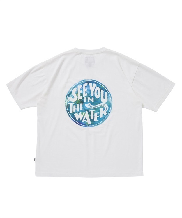 XV US COTTON S/S T-SHIRT PAINTER BY NAOKO MIYAUCHI(WHITE-M)
