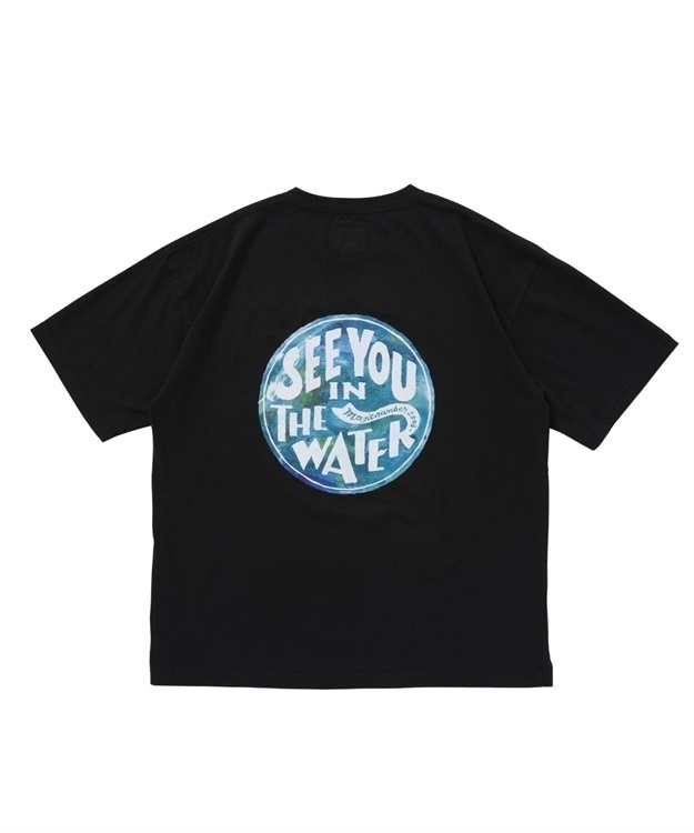 XV US COTTON S/S T-SHIRT PAINTER BY NAOKO MIYAUCHI(BLACK-M)