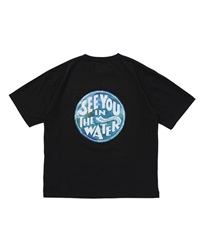XV US COTTON S/S T-SHIRT PAINTER BY NAOKO MIYAUCHI(BLACK-M)