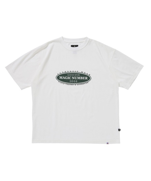GENUINE US COTTON T-SHIRT(WHITE-M)