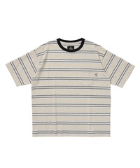 MULTI BORDER S/S T-SHIRT(OATMEAL-M)
