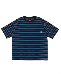 MULTI BORDER S/S T-SHIRT(BLACK-M)