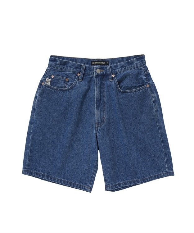 BAGGY JEAN SHORTS(BLUE-32)