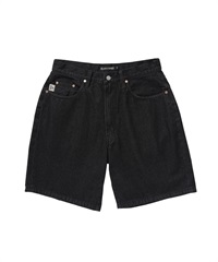 BAGGY JEAN SHORTS(BLACK-30)