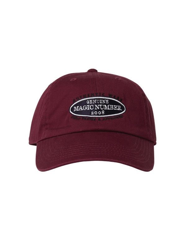 GENUINE TWILL LOW CAP(BURGUNDY-F)