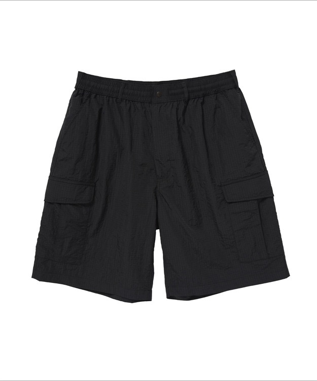 JUNGLE EASY NYLON SHORTS(BLACK-L)