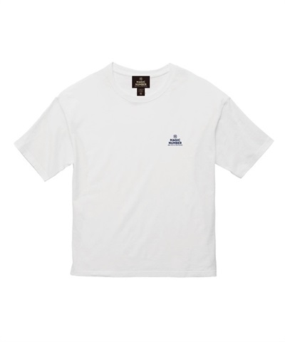 MAGIC NUMBER×EAZY MISS S/S T-SHIRT(WHITE×NAVY-M)