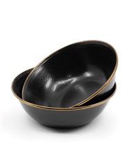 Enamel Bowl set of 2(Charcoal-FREE)