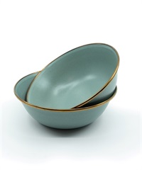 Enamel Bowl set of 2(Green-FREE)