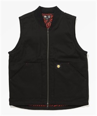 DICKIES X SPITFIRE VEST(BLACK-M)