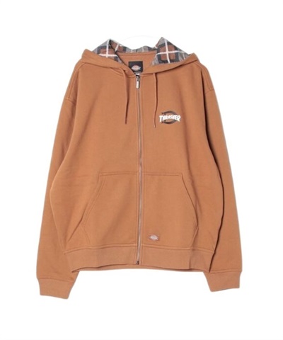 THRASHER DICKIES ZIP THROUGH(BROWN DUCK-M)