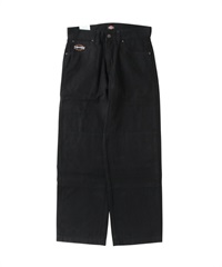 THRASHER DICKIES DOUBLE KNEE PANT(BLACK-28)