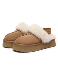 Forever Platform Slipper(Chestnut-US6(23.5cm))