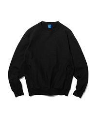 HEAVY CREW SWEAT(BLACK-M)