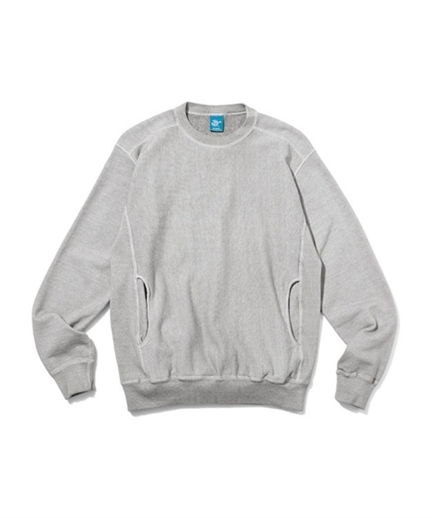 HEAVY CREW SWEAT(P-ASH-M)