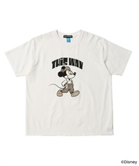 【MAGIC NUMBER/Good On】Mickey Mouse/Mid-century style TEE A(P-NATURAL-S)
