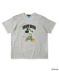 【MAGIC NUMBER/Good On】Mickey Mouse/Mid-century style TEE A(P-ASH-S)