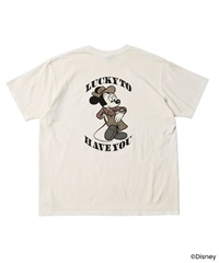 【MAGIC NUMBER/Good On】Mickey Mouse/Mid-century style TEE B(P-NATURAL-S)