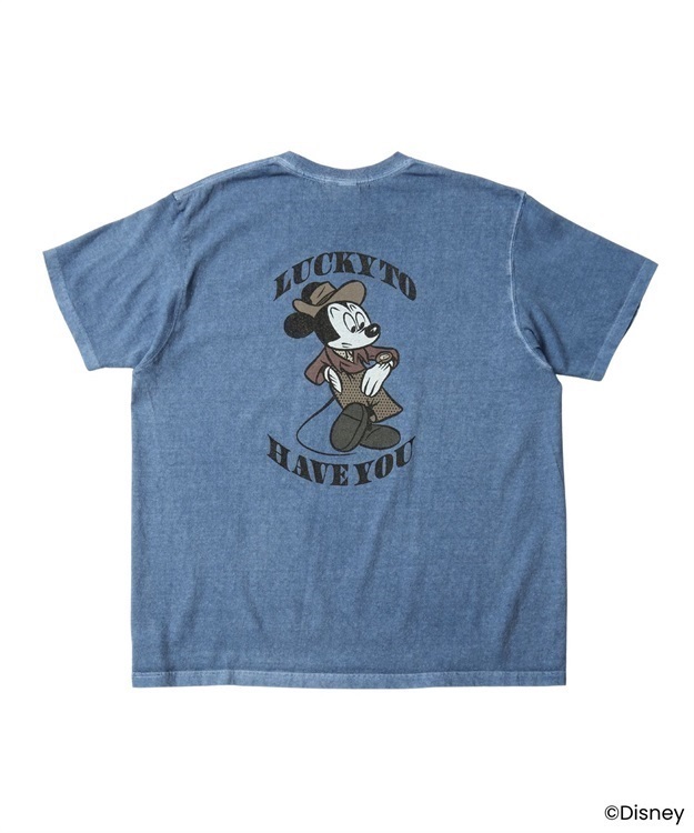 【MAGIC NUMBER/Good On】Mickey Mouse/Mid-century style TEE B(P-AJISAI-S)