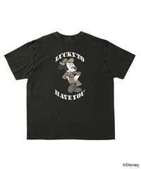 【MAGIC NUMBER/Good On】Mickey Mouse/Mid-century style TEE B(P-BLACK-S)