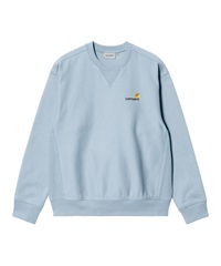 AMERICAN SCRIPT SWEATSHIRT(Frosted Blue-M)