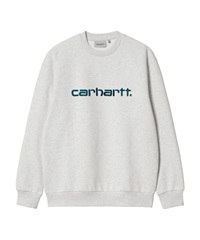 CARHARTT SWEATSHIRT(Ash Heather / Duck Blue-M)