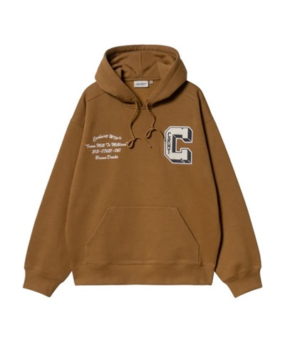 HOODED BROWN DUCKS SWEATSHIRT