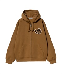 HOODED BROWN DUCKS JACKET(Hamilton Brown-M)