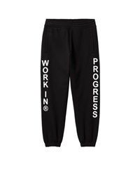 BODY OF WORK SWEAT PANT(Black / White-M)