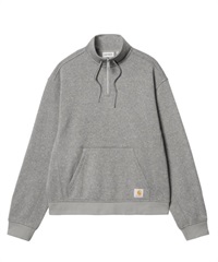 LUTHER HALF ZIP SWEATSHIRT(Misty Grey Heather-M)