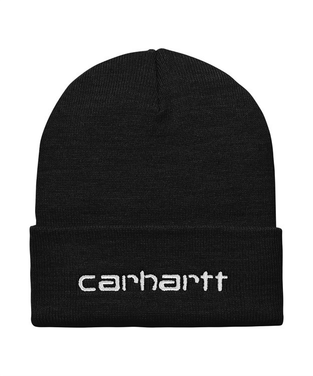 SCRIPT BEANIE(Black / White-ONE SIZE)