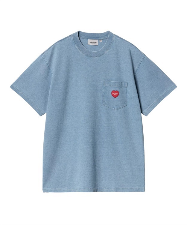 S/S INGO POCKET T-SHIRT(Light Blue-M)