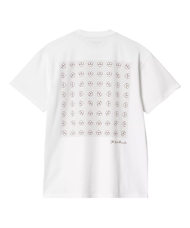 S/S FUROSHIKI T-SHIRT(White / Red-M)