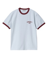 S/S 89 RINGER T-SHIRT(Air Sky / Mulberry-M)