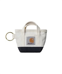 MINI TOTE BAG KEYCHAIN(Natural / Blue-ONE SIZE)