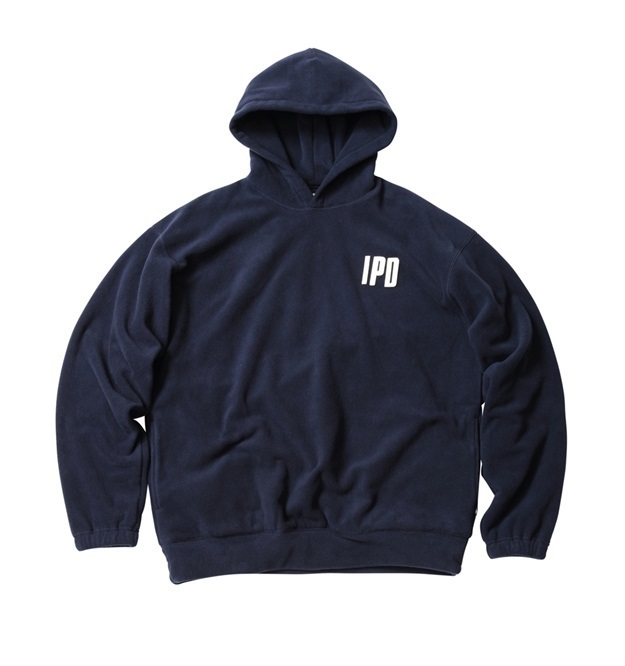 STEPS FLEECE HOODIE(NAVY-XL)