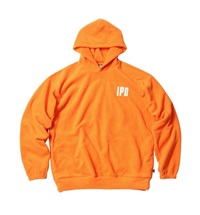 STEPS FLEECE HOODIE(ORANGE-M)