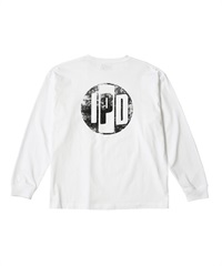 OG DISTRESSED LS(WHITExBLACK-M)
