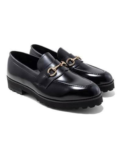 TANK SOLE BIT LOAFERS(BLACK-26)