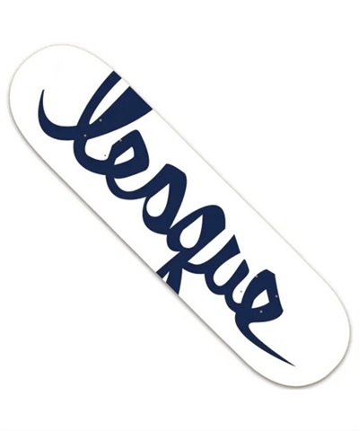 LOGO DECKS WHITE x NAVY 7.5