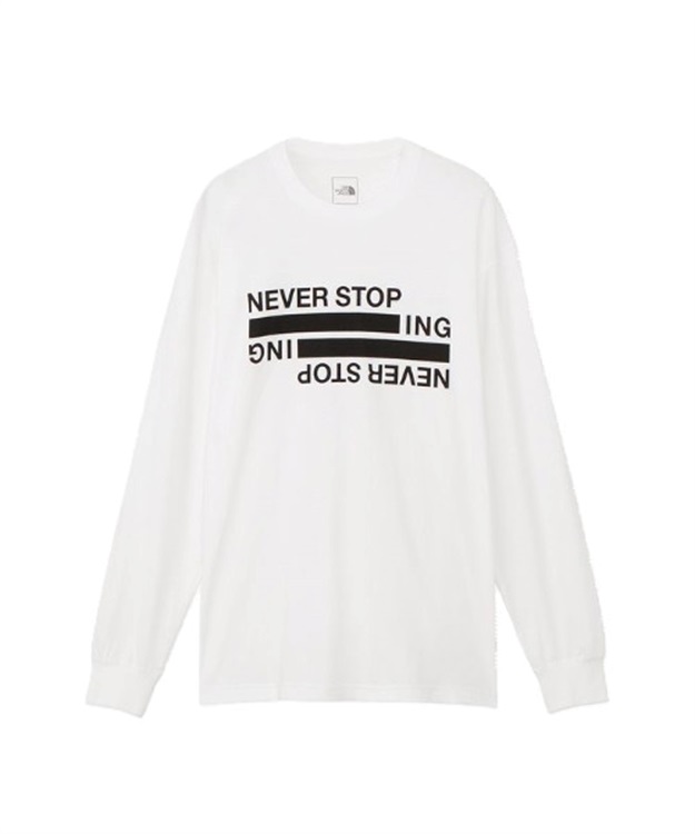 L/S NEVER STOP ING Tee(W-M)
