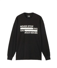L/S NEVER STOP ING Tee(K-M)