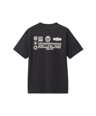 S/S FD Globe Grid Cotton Tee