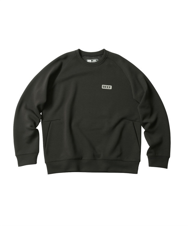 REEF ACTIVE KNIT CREW(BLACK-M)