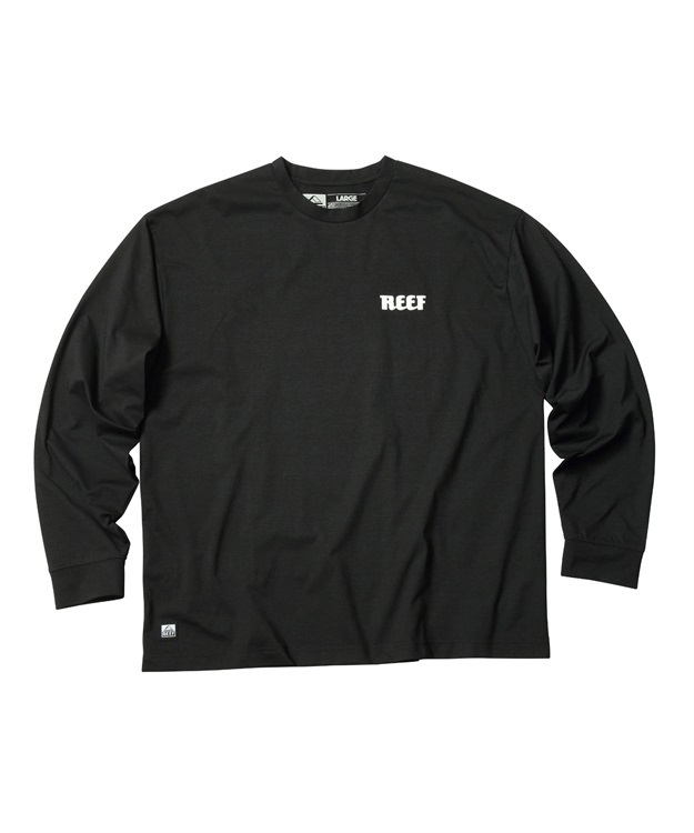 HERITAGE LOGO RASH L/S TEE(BLACK-M)