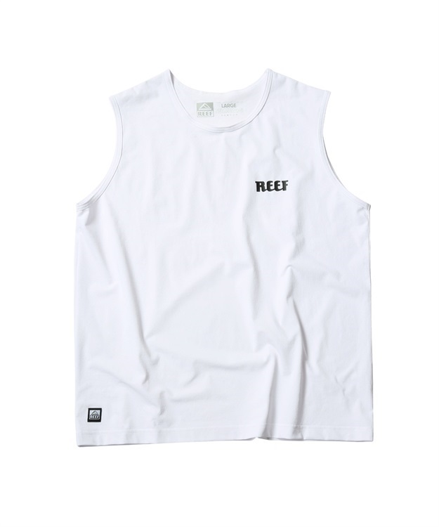 HERITAGE LOGO RASH TANK(WHITE-M)