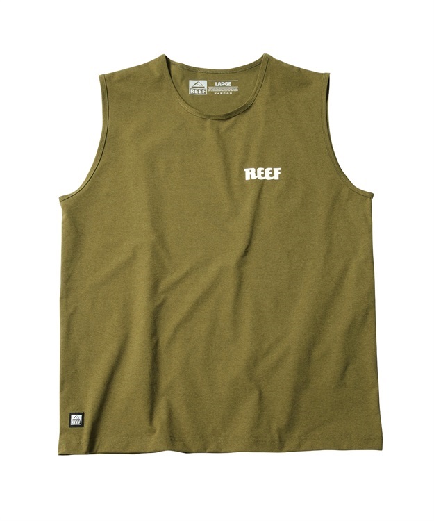HERITAGE LOGO RASH TANK(OLIVE-M)