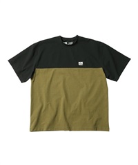 BICOLOR RASH S/S TEE(OLIVE-M)