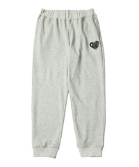 RV HEART SWEAT PANTS(ASHxBLACK-M)